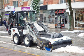 Стара Загора - сняг - почистване