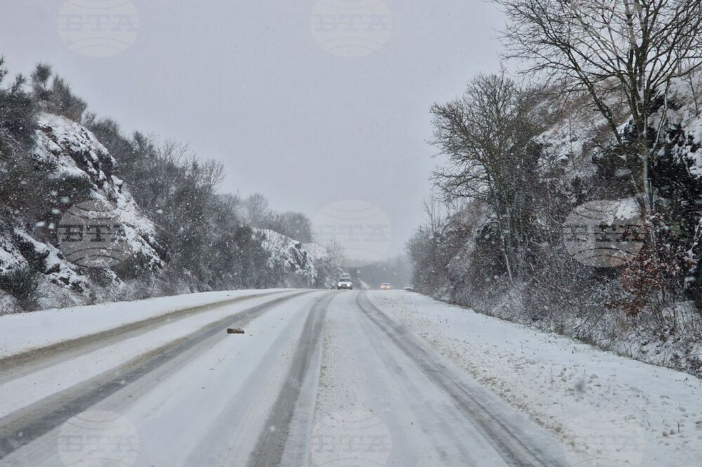 Царево - зима - пътна обстановка