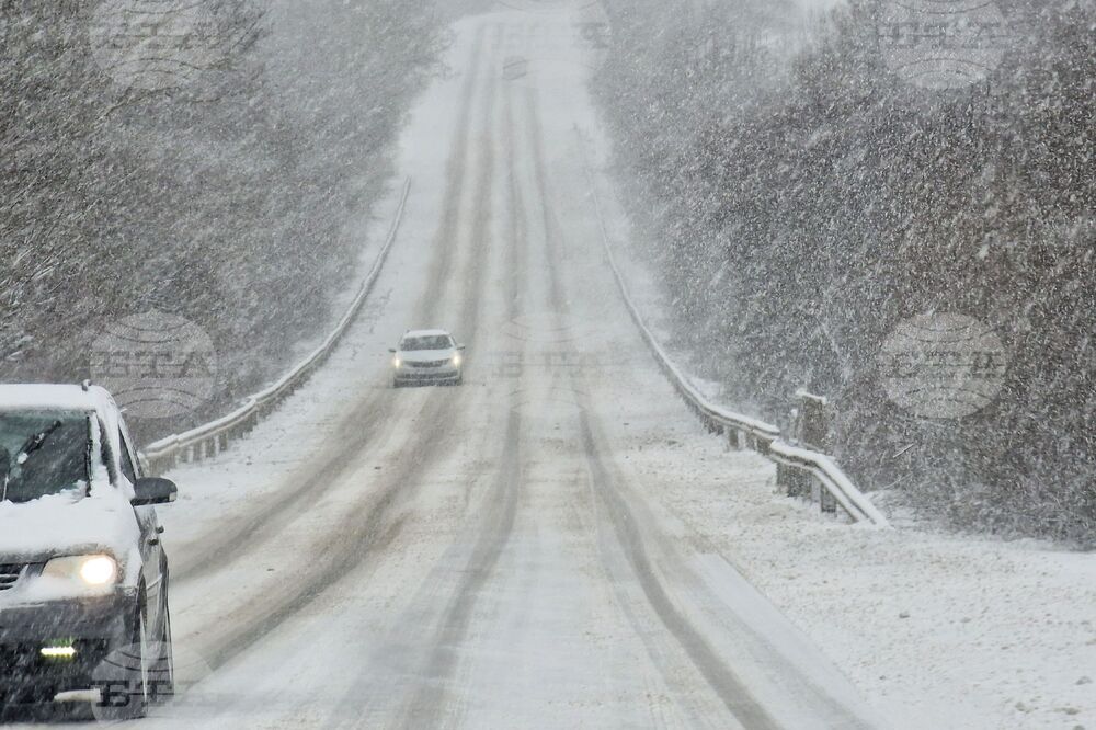 Царево - зима - пътна обстановка