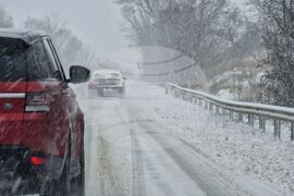 Царево - зима - пътна обстановка