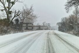 Царево - зима - пътна обстановка