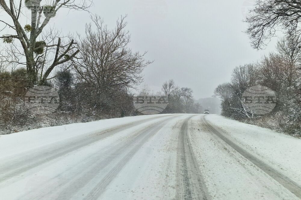 Царево - зима - пътна обстановка
