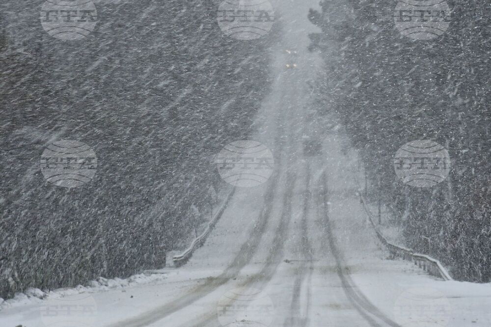 Царево - зима - пътна обстановка