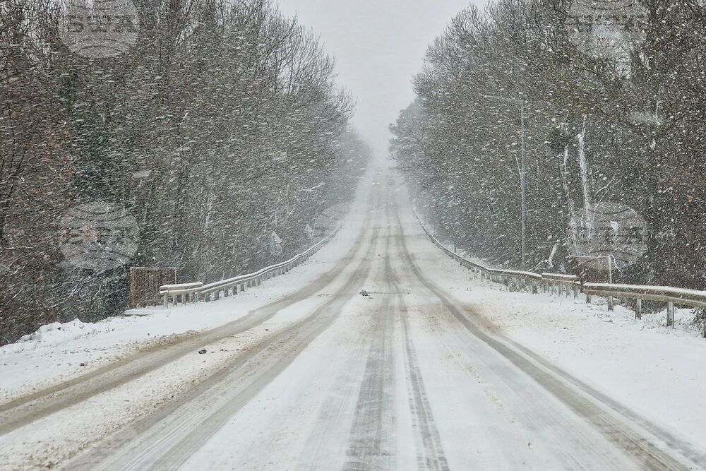 Царево - зима - пътна обстановка