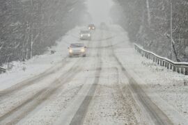 Царево - зима - пътна обстановка