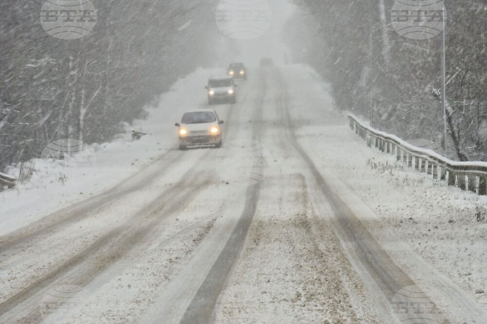 Царево - зима - пътна обстановка