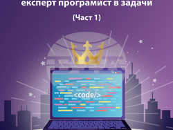 „Пътят от начинаещ до експерт програмист в задачи (Част 1)“ от Нора Ангелова, корица