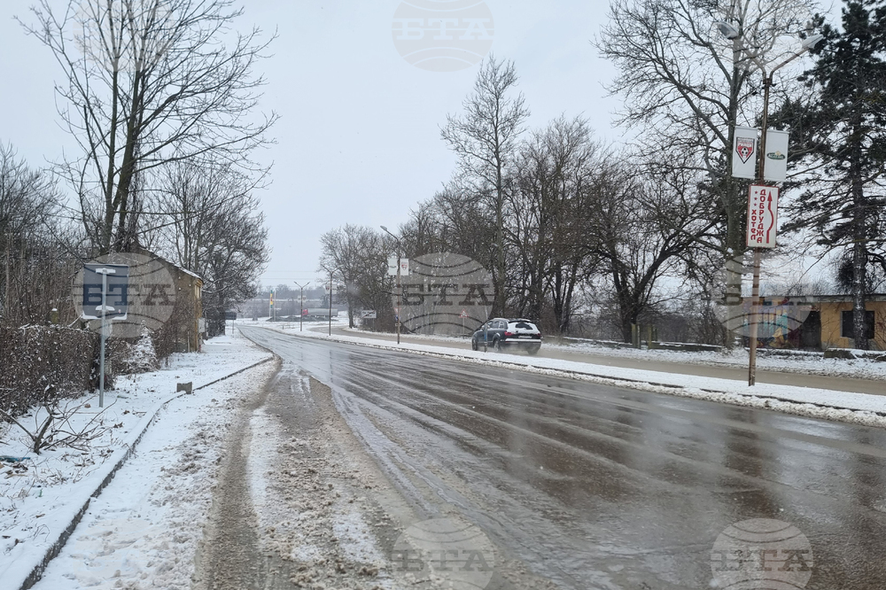 Добрич - зима - пътна обстановка