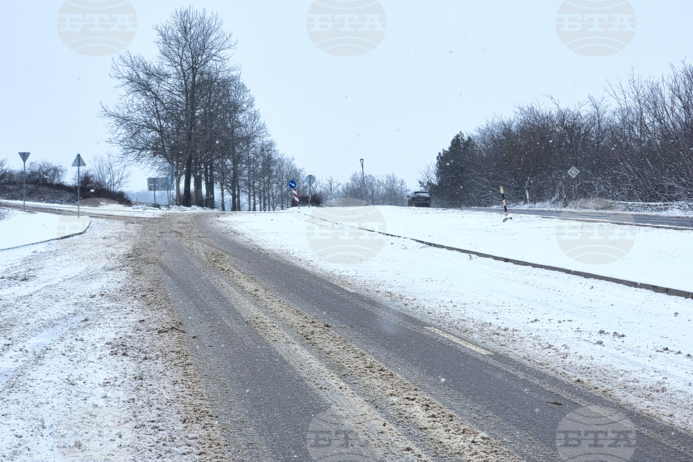 Добрич - зима - пътна обстановка