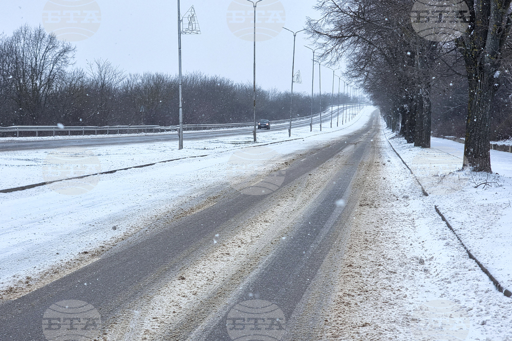Добрич - зима - пътна обстановка