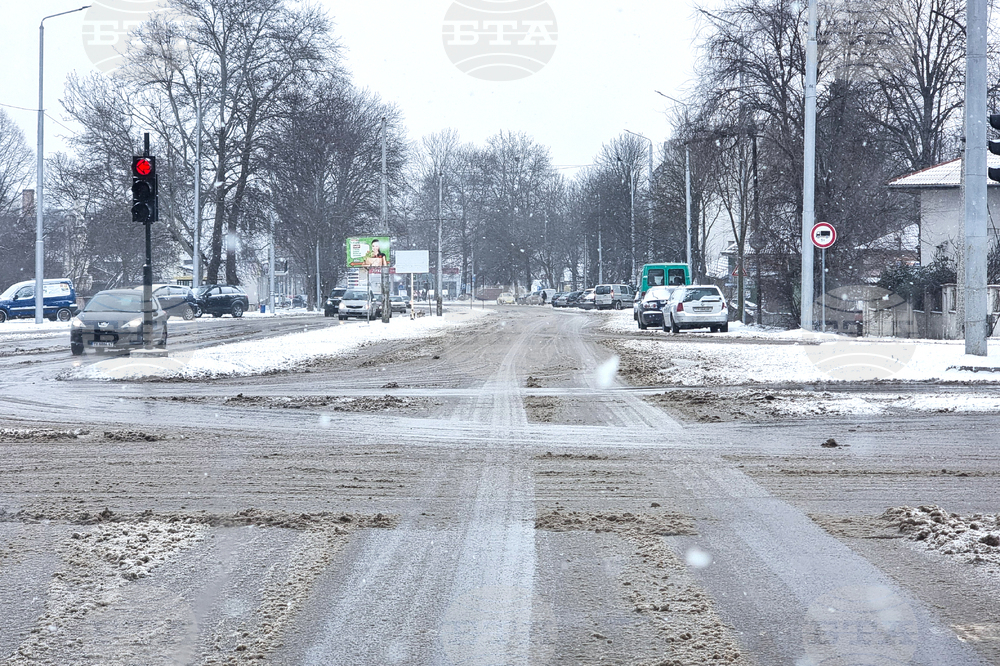 Добрич - зима - пътна обстановка