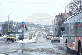 Добрич - зима - пътна обстановка