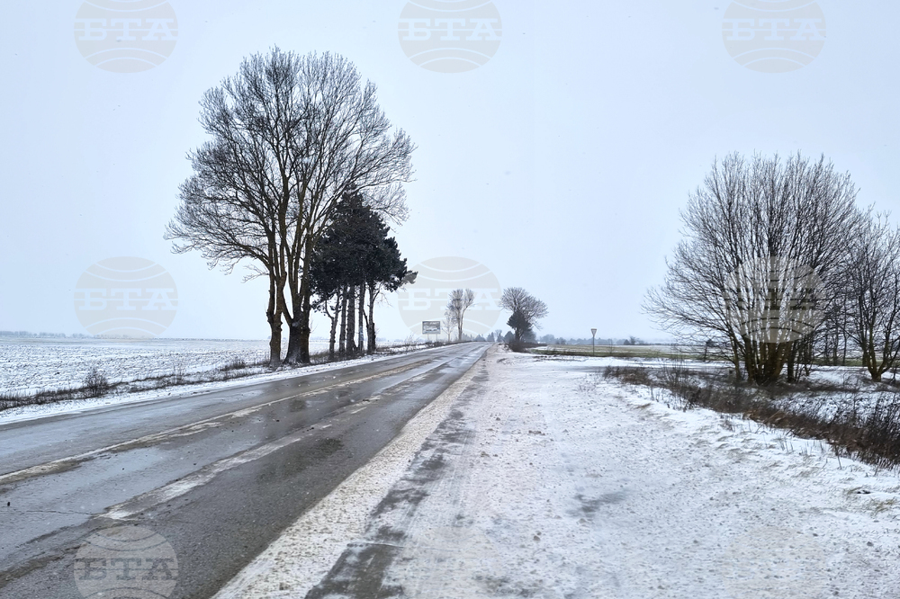 Добрич - зима - пътна обстановка