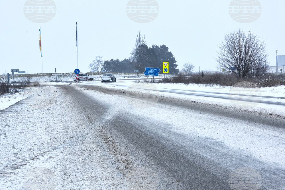 Добрич - зима - пътна обстановка