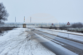 Добрич - зима - пътна обстановка