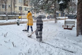 Търговище - сняг - почистване