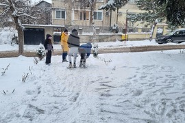 Търговище - сняг - почистване