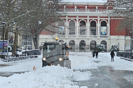 Русе - зима - сняг - обстановка