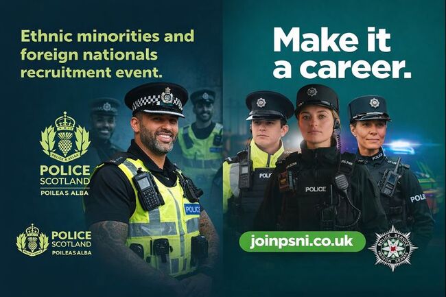 Консулството на България в Единбург информира българската общност за възможности за работа в полицията на Шотландия и Северна Ирландия