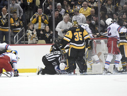APTOPIX Rangers Penguins Hockey