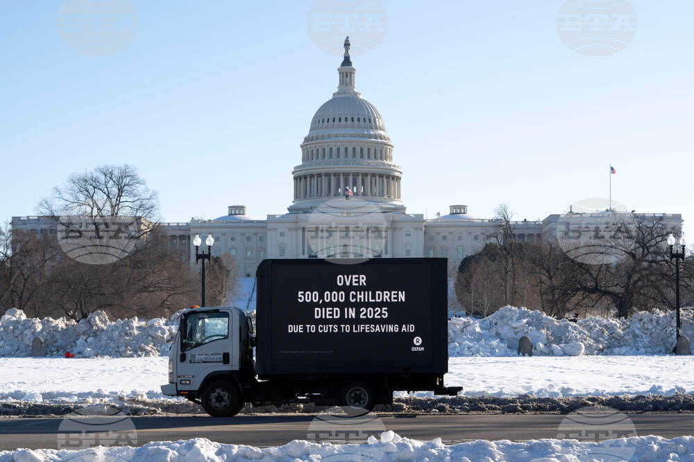 Oxfam America Mobile Billboard: One year of Trump's aid cuts