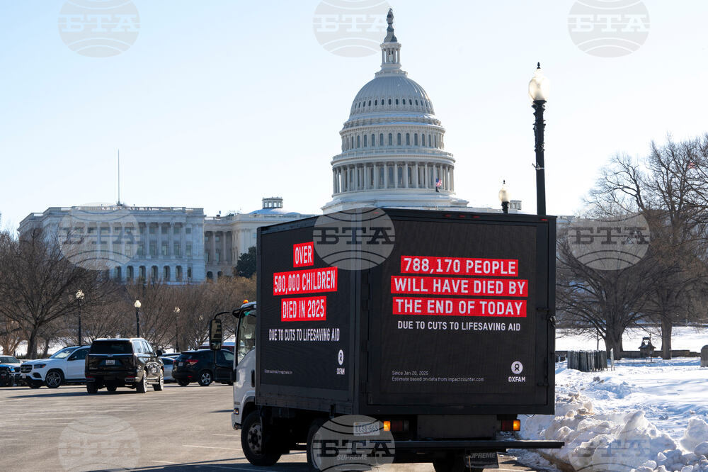 Oxfam America Mobile Billboard: One year of Trump's aid cuts