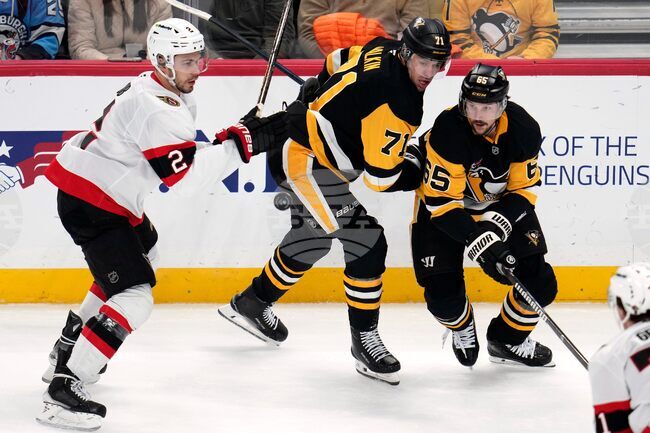 Senators Penguins Hockey