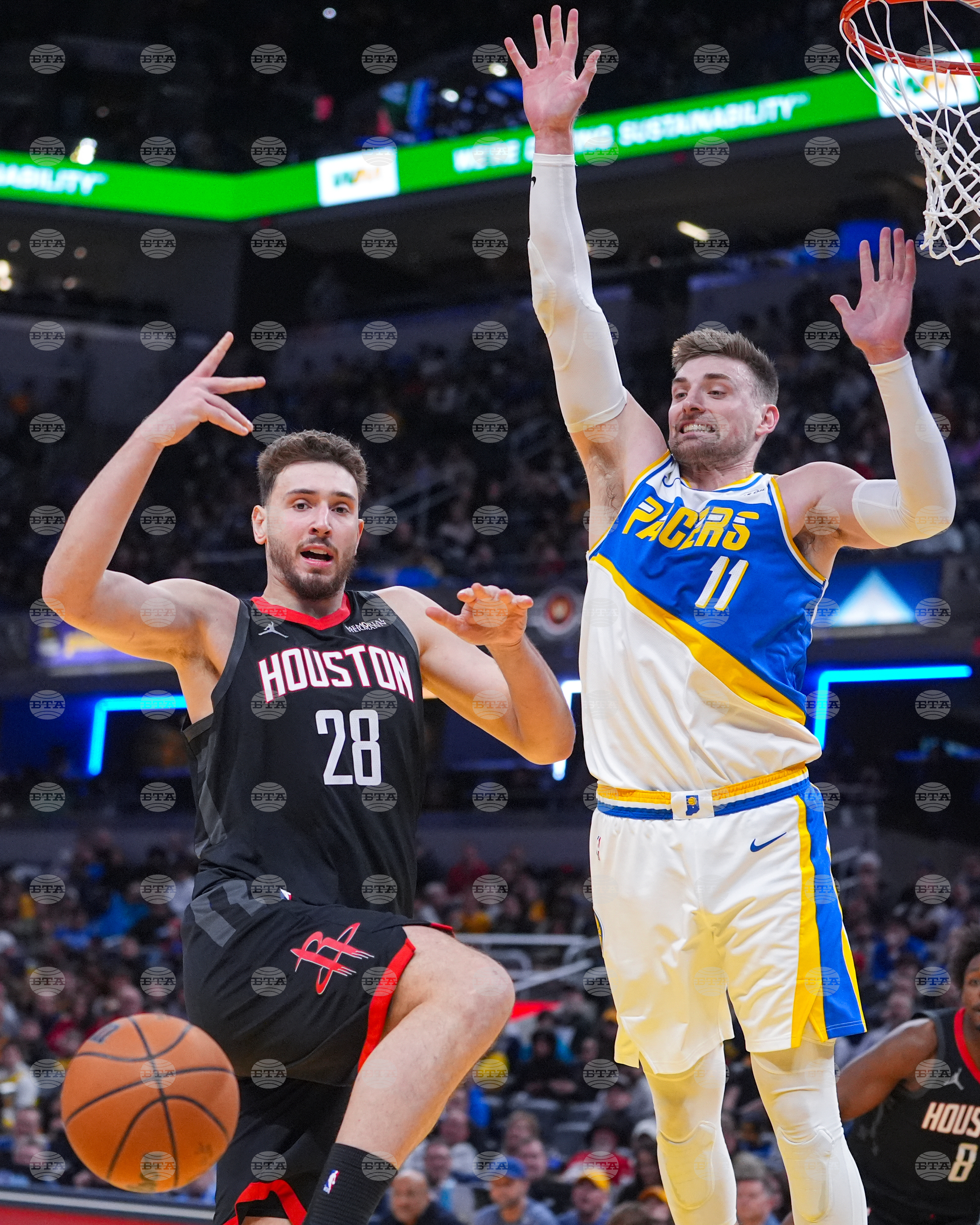 Rockets Pacers Basketball