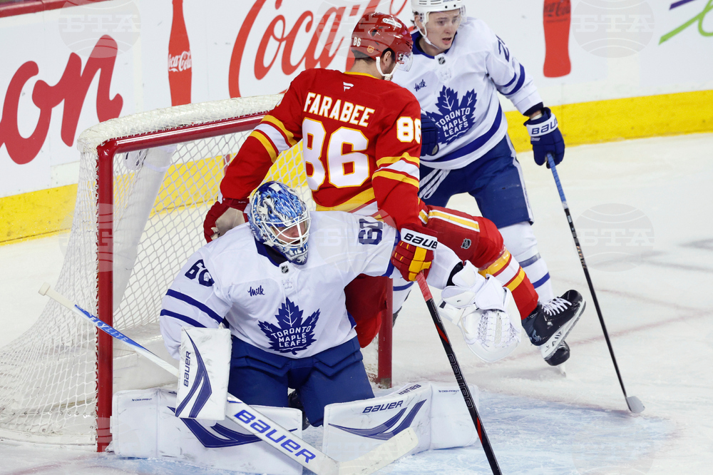 Maple Leafs Flames Hockey