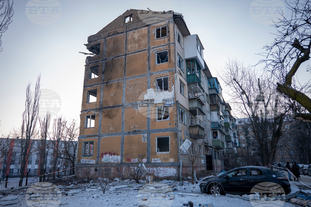 Двама души са били ранени в Киев тази нощ при руска атака с дронове