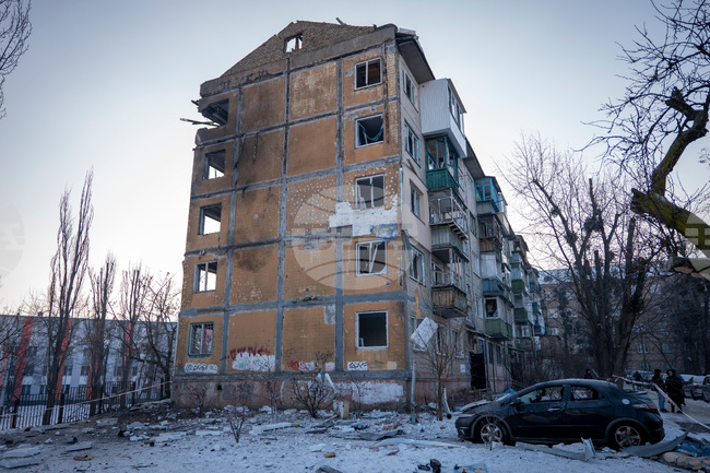 Двама души са били ранени в Киев тази нощ при руска атака с дронове