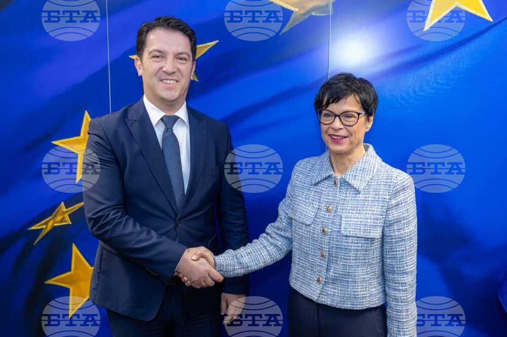 North Macedonia's First Deputy PM Confers with EU Commissioner for Enlargement