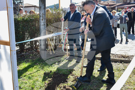 Калофер - паметник - първа копка