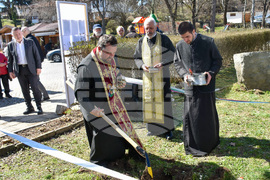 Калофер - паметник - първа копка