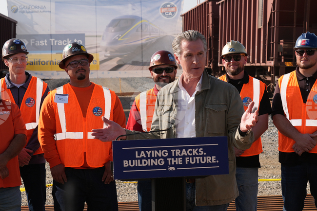 California High Speed Rail Newsom