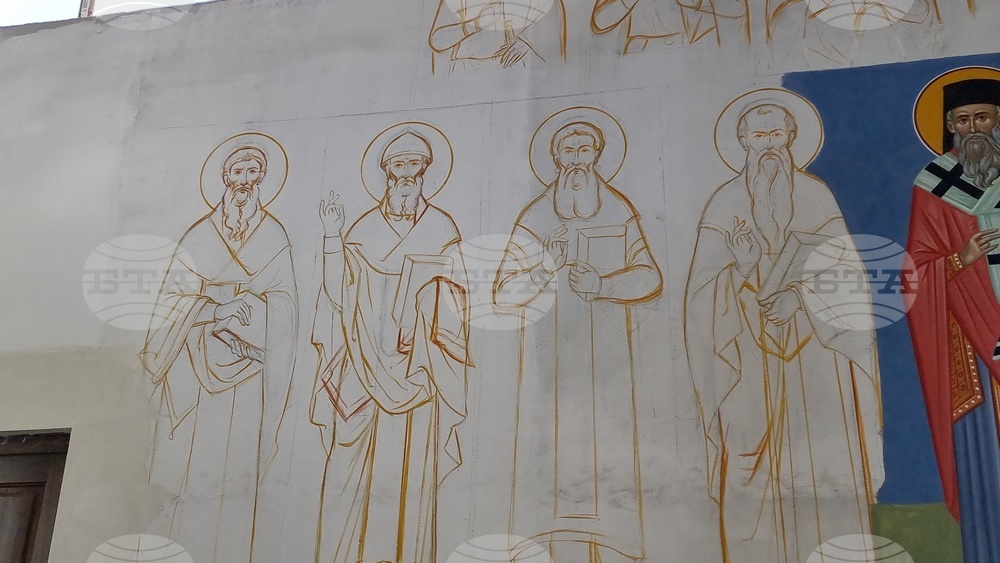 Сливен - храм „Света Петка“ - стенописи 