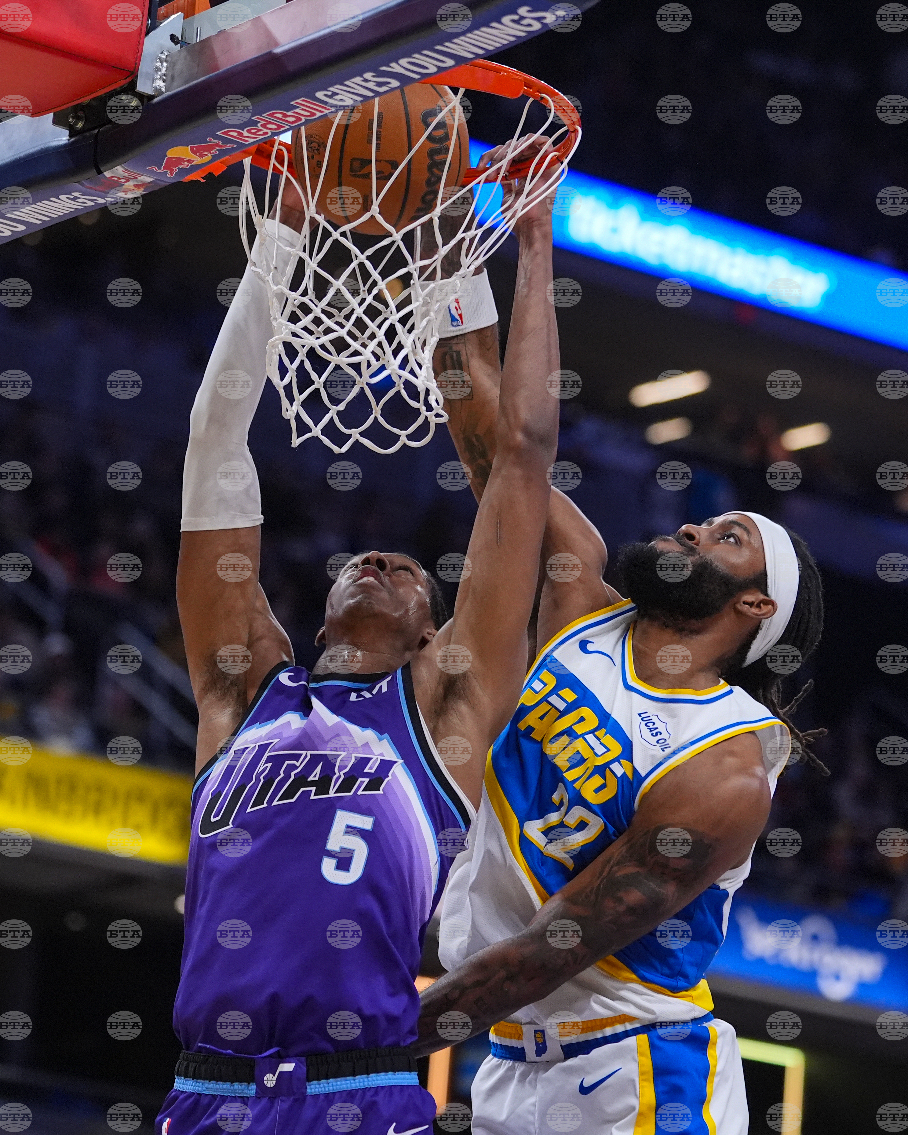 Jazz Pacers Basketball