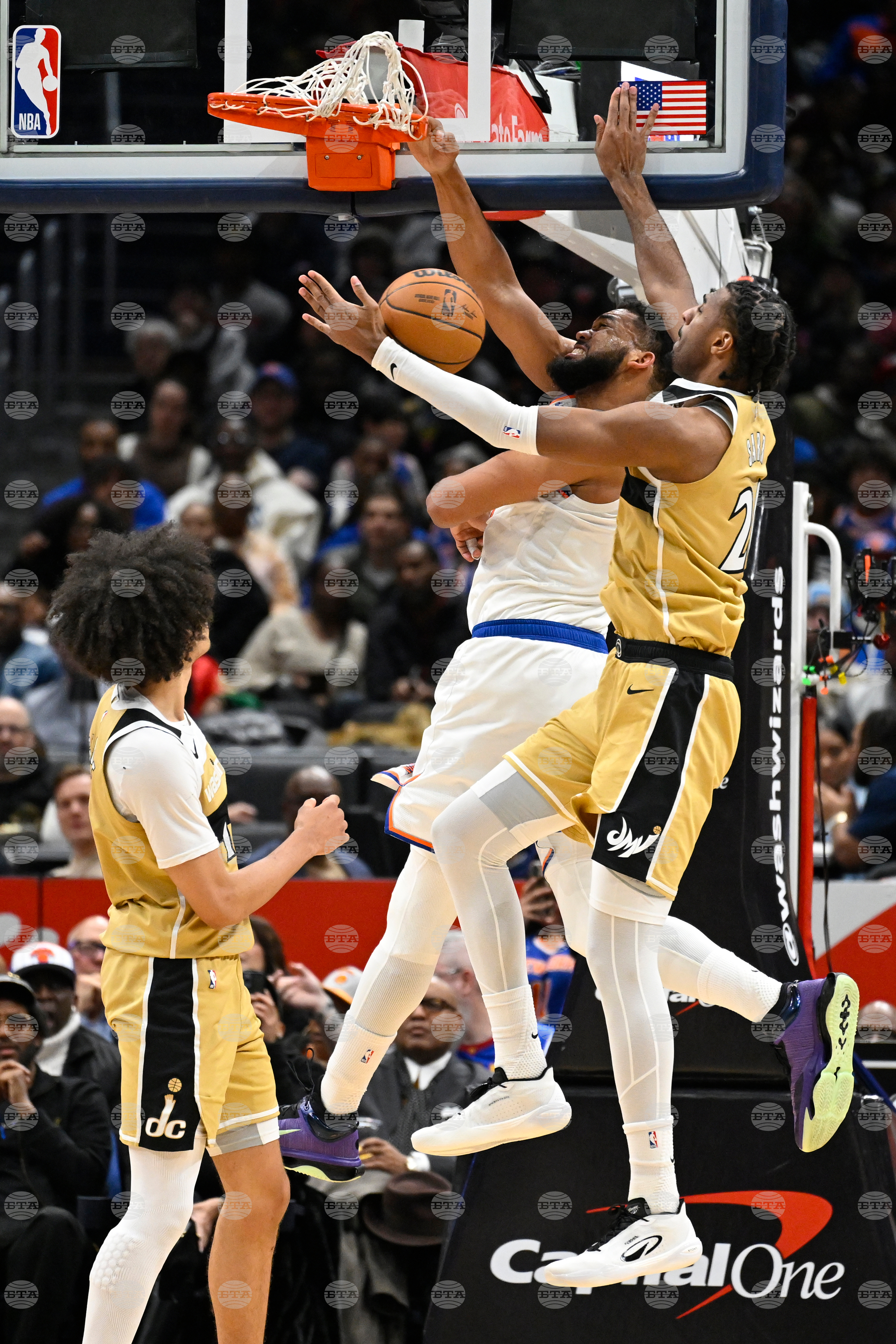 Knicks Wizards Basketball