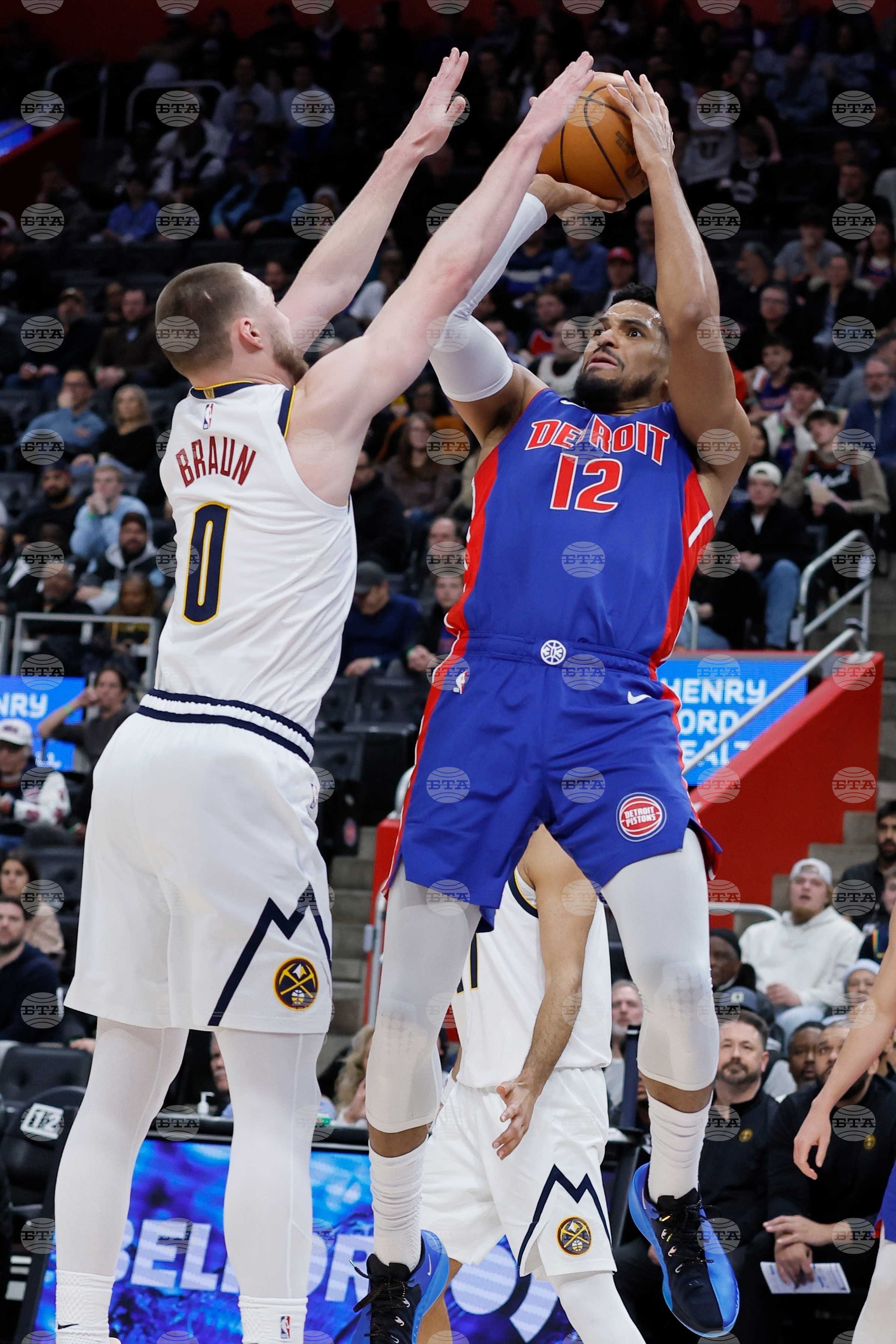 Nuggets Pistons Basketball