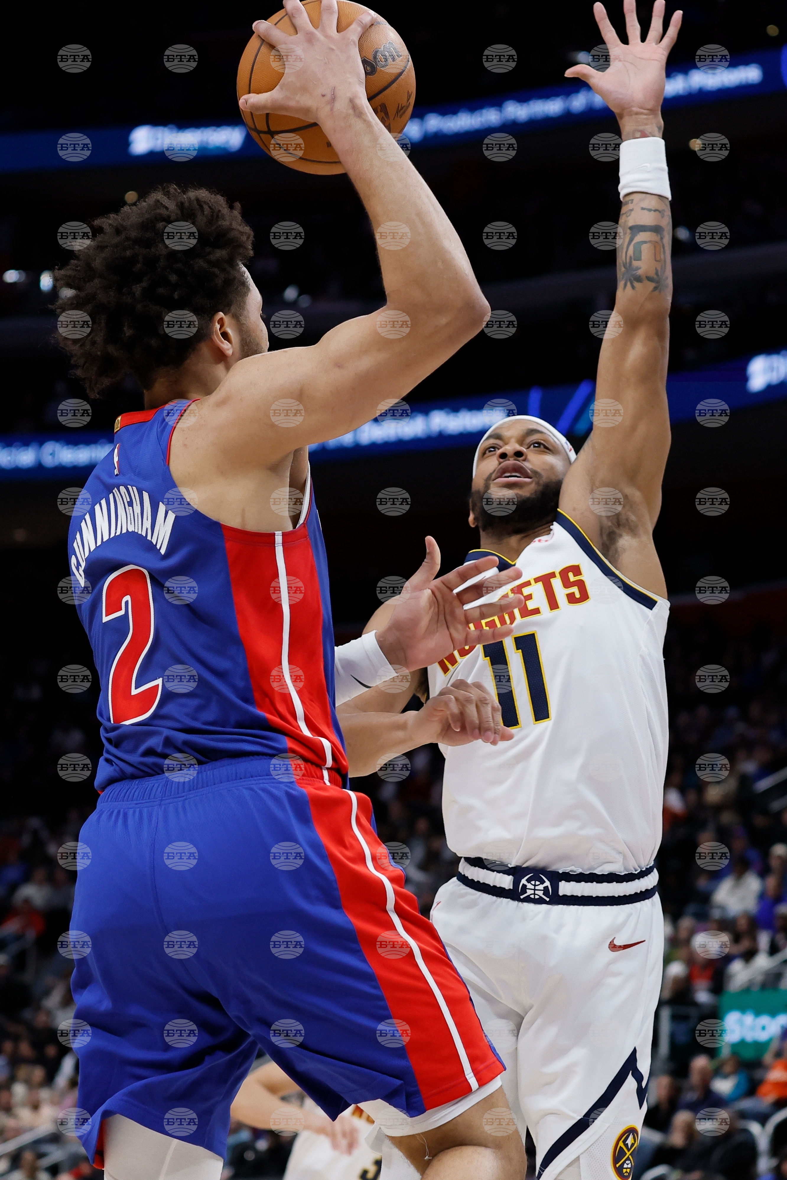 Nuggets Pistons Basketball