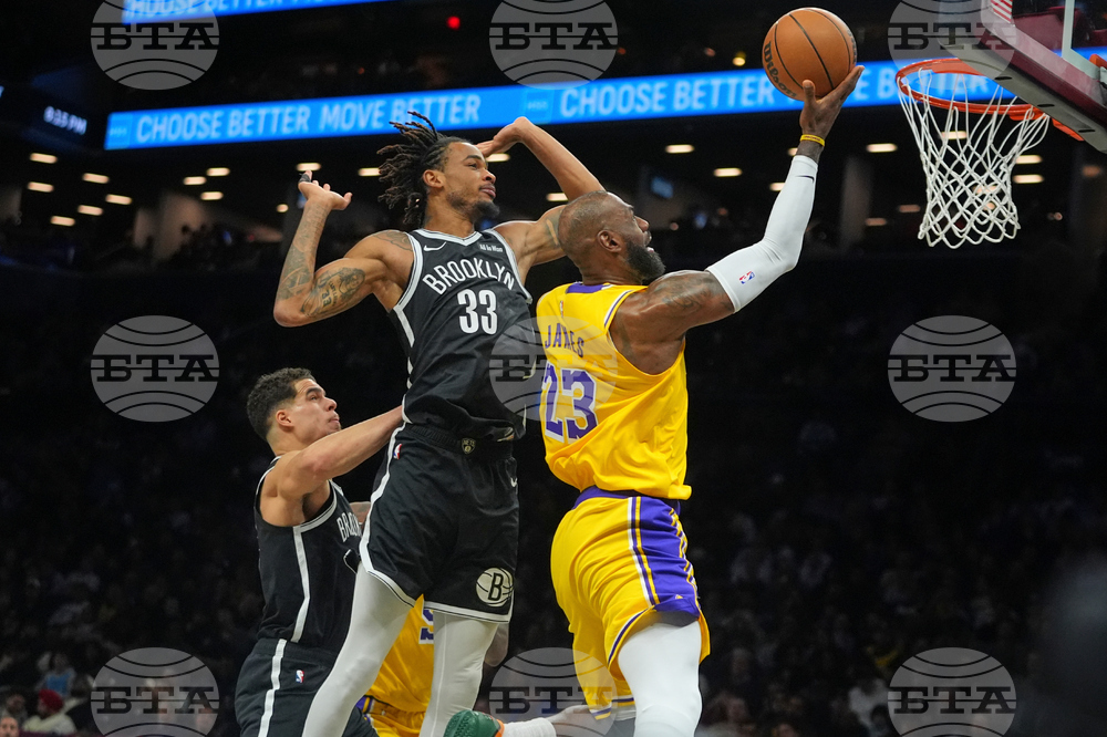 Lakers Nets Basketball