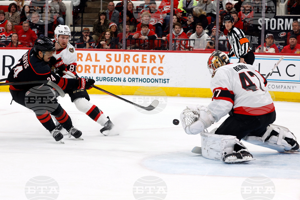 Senators Hurricanes Hockey