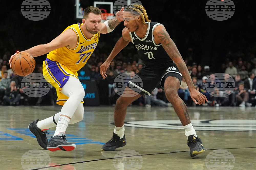Lakers Nets Basketball