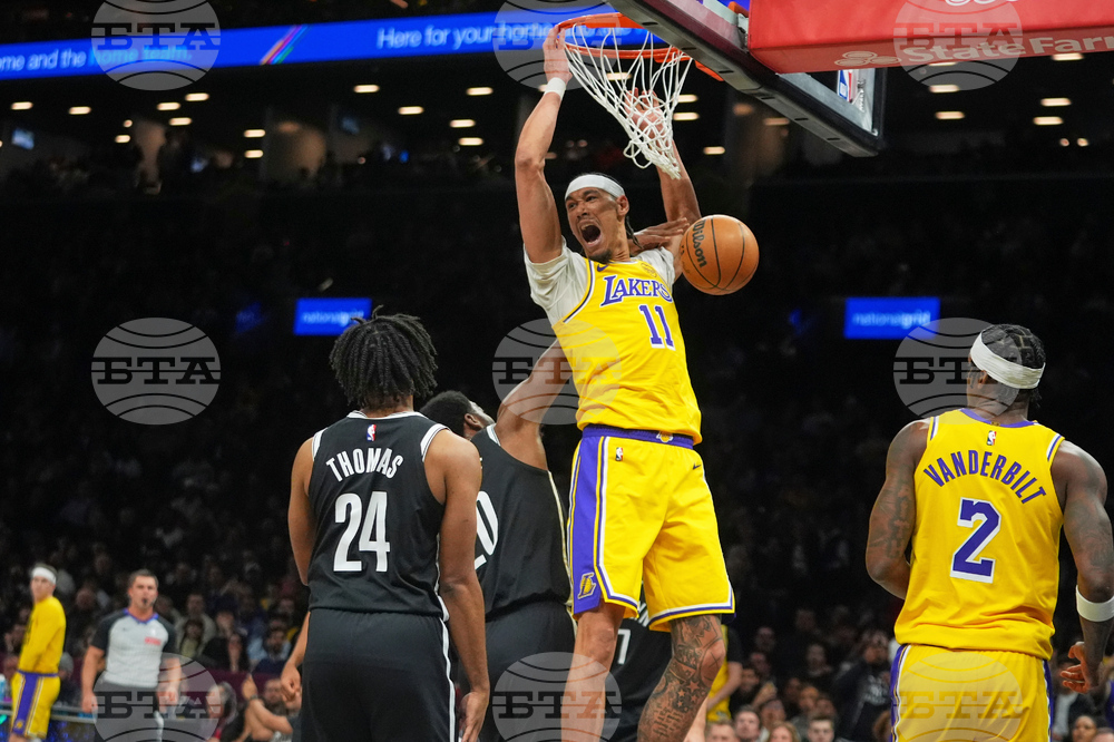 Lakers Nets Basketball