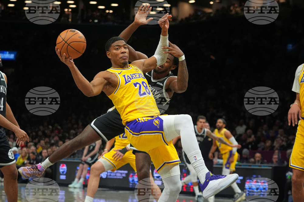 Lakers Nets Basketball
