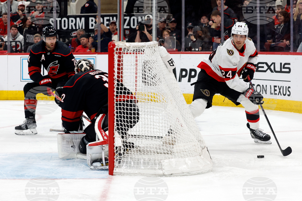 Senators Hurricanes Hockey