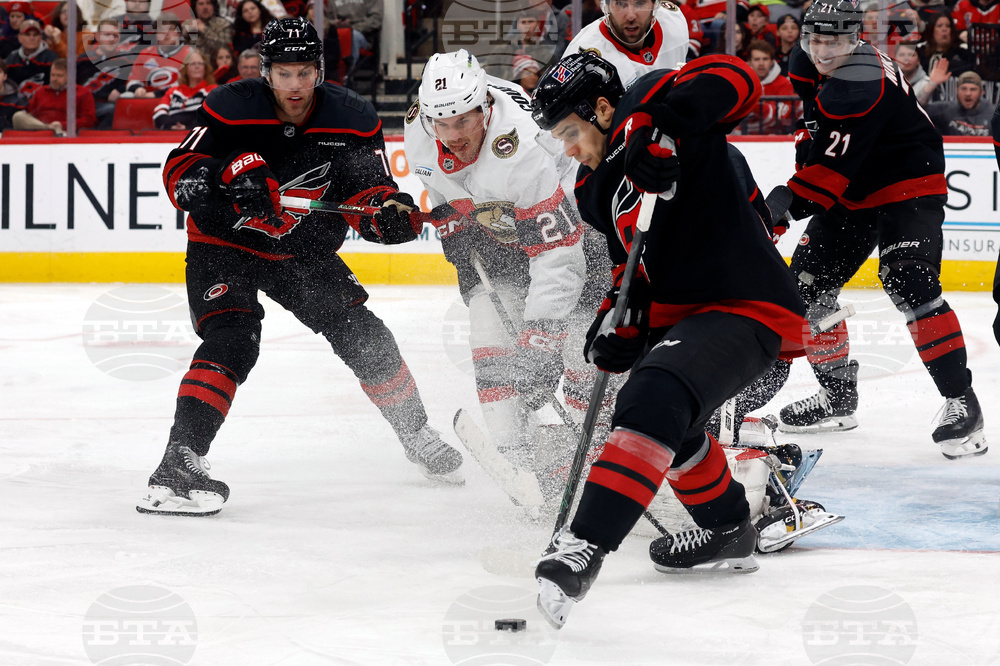 Senators Hurricanes Hockey