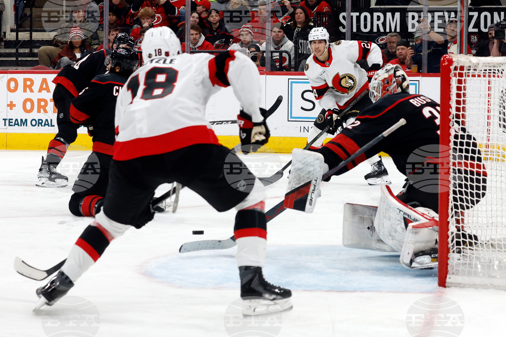 Senators Hurricanes Hockey