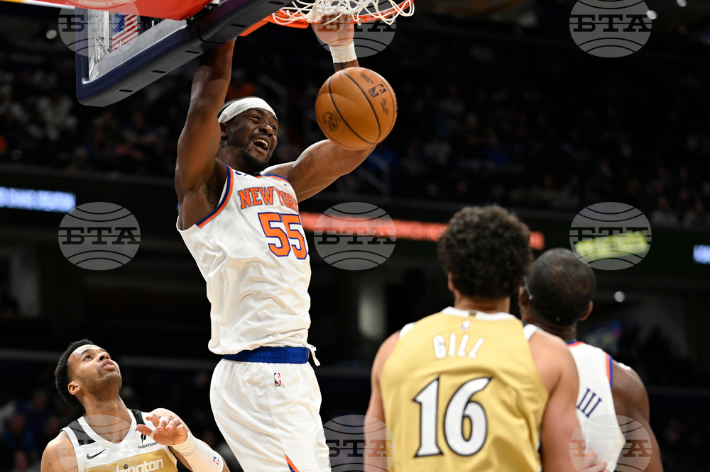 Knicks Wizards Basketball