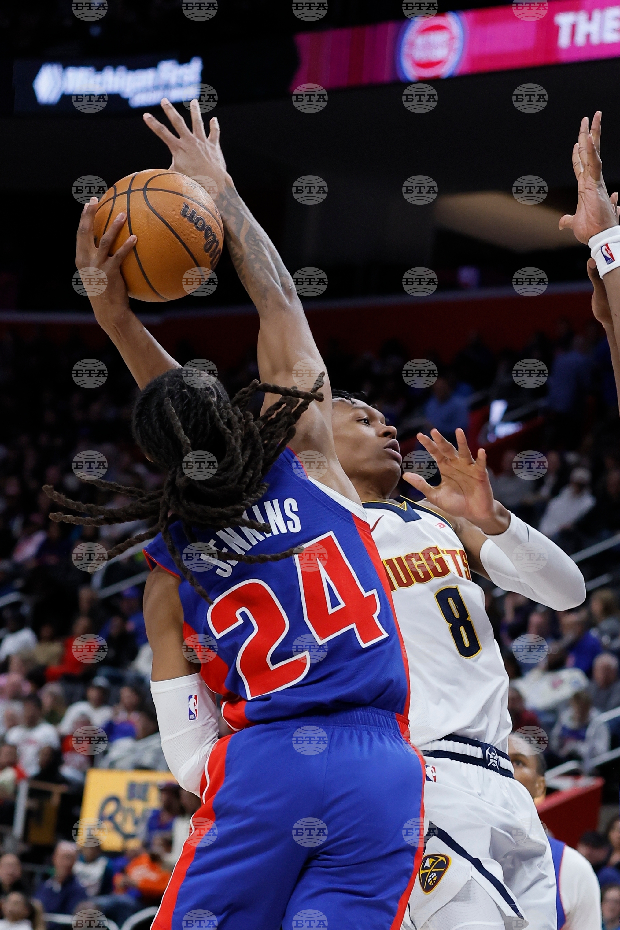 Nuggets Pistons Basketball